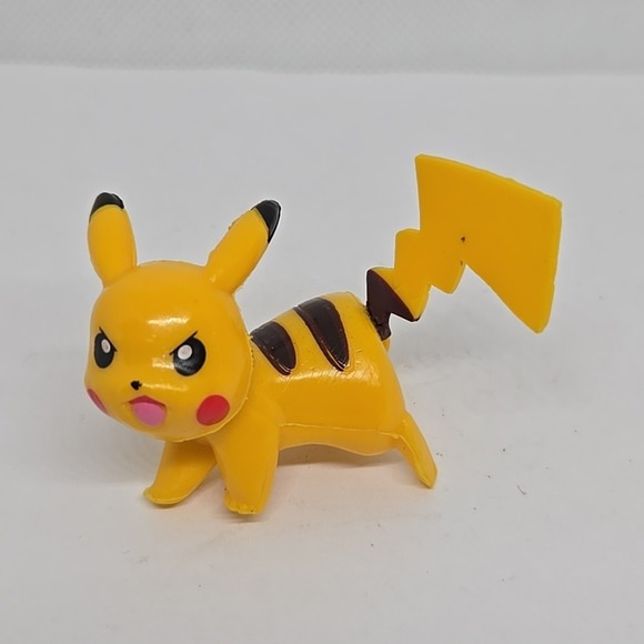Toys | Tomy Pikachu Battle Stance Pokemon Mini Figure Nintendo Rare ...